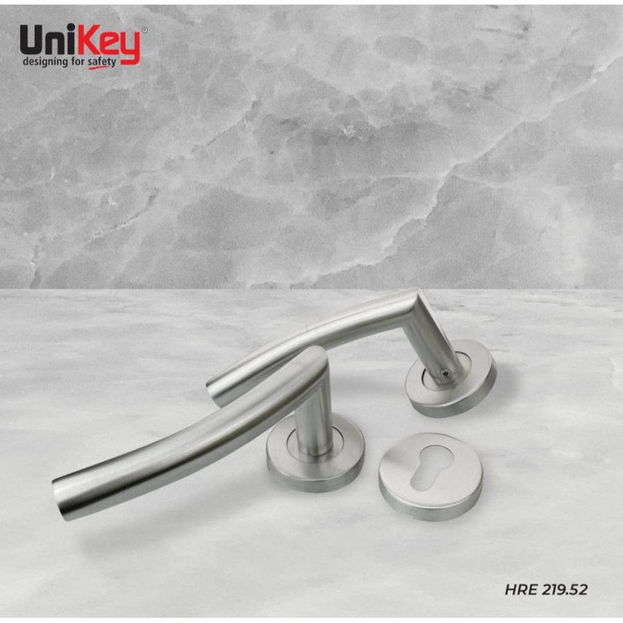 Jual UNIKEY Handle Pintu Kayu HRE 219.52 HANDLE ON ROSE HRE 219.52 SS ...