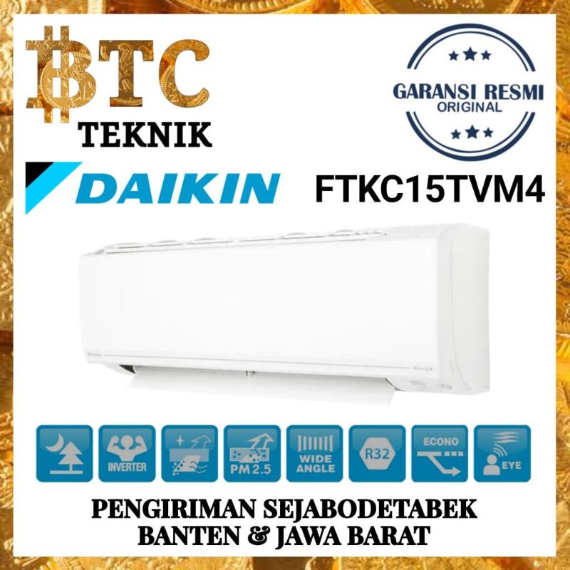 Jual Ac Daikin Star Inverter Pk Ftkc Thailand Pasang Instalasi