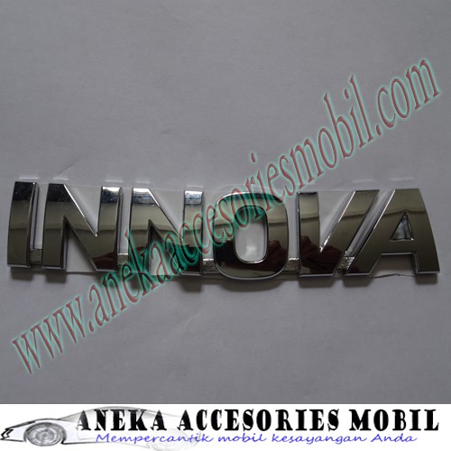 Jual Emblem Logo Tulisan Innova Model Ori Chrome Luxury | Shopee Indonesia