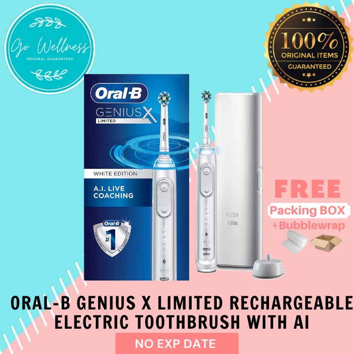 Jual Oral B Genius X Limited Rechargeable Electric Toothbrush With AI ...