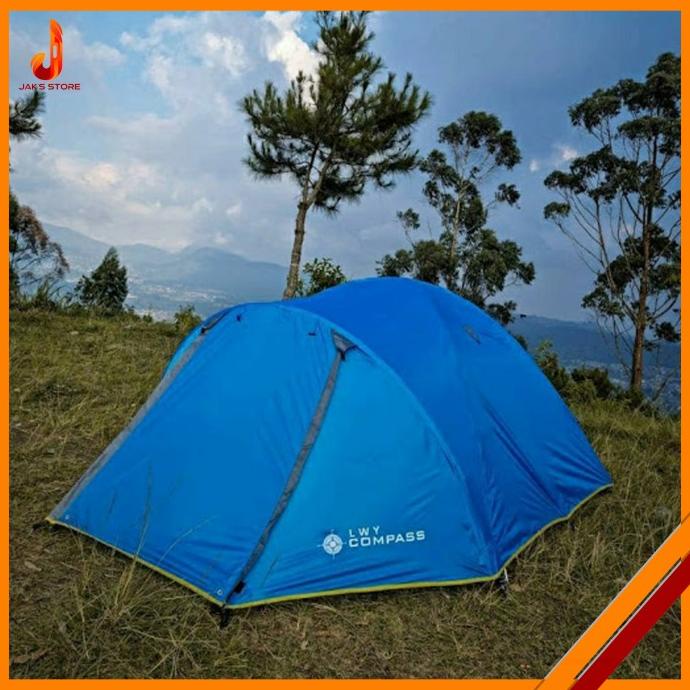 Jual Tenda Compass 4p Doble Layer Kapasitas 4 5 Orang Tenda Compass Murah Shopee Indonesia 0230