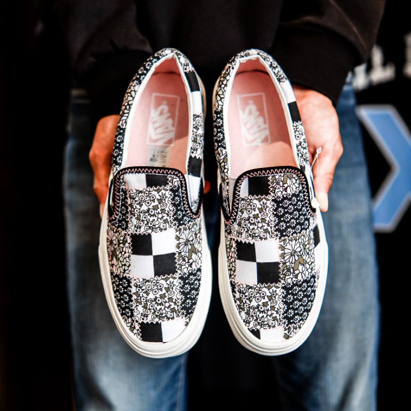 vans Slip On Patchwork Floral Multi Marsmallow