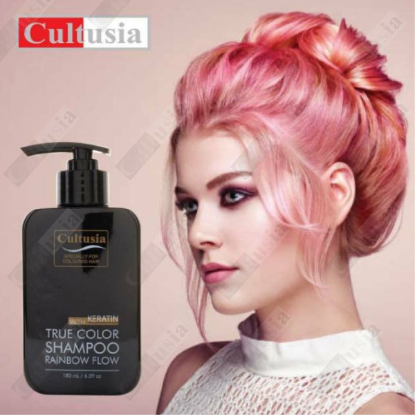 Jual CULTUSIA TRUE COLOR SHAMPOO GRAY, RAINBOW WITH KERATIN 180ML