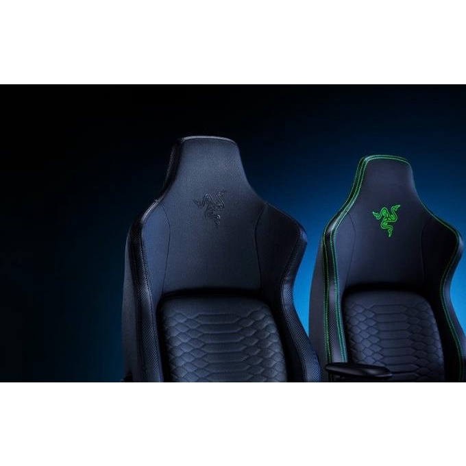 Jual Razer Iskur Black Gaming Chair With Built-In Lumbar Support ...
