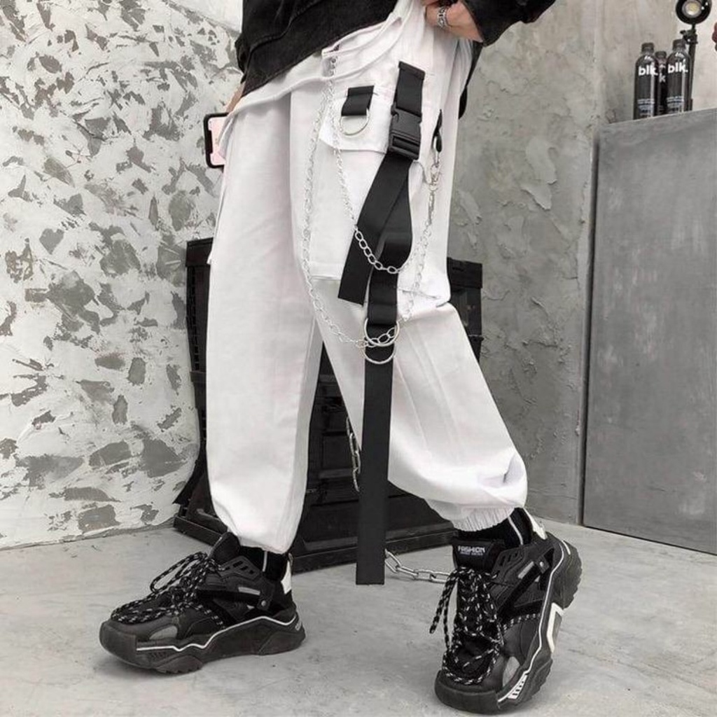 パンツ ANDREA&Co. CHAIN SUSPENDER JOGGER PANTS ANDREA&Co. CHAIN SUSPENDER JOGGER PANTS
