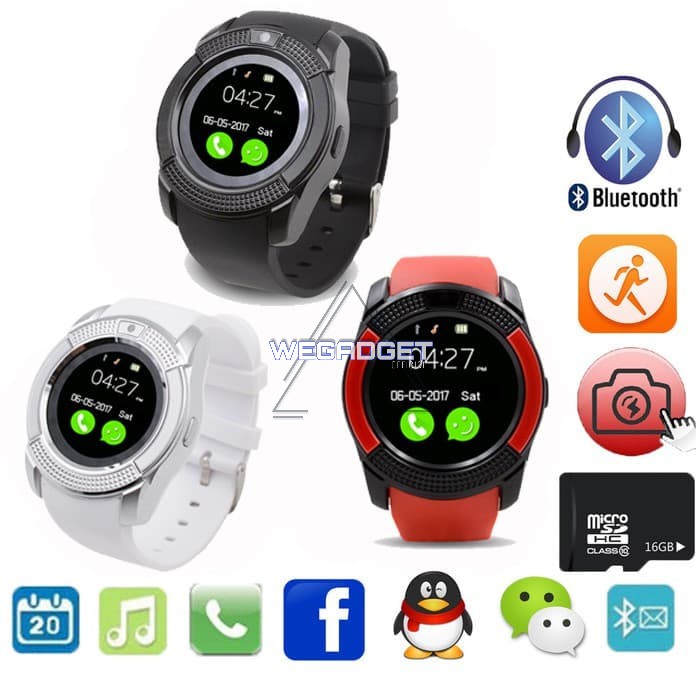 Jual Cognos GSM V8 Smart Watch Smartwatch TERMASUK BOX Shopee Indonesia