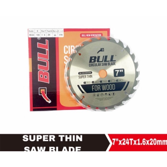 Jual Bull Circular Saw Blade Super Thin Inch T As Mm Mata Graji