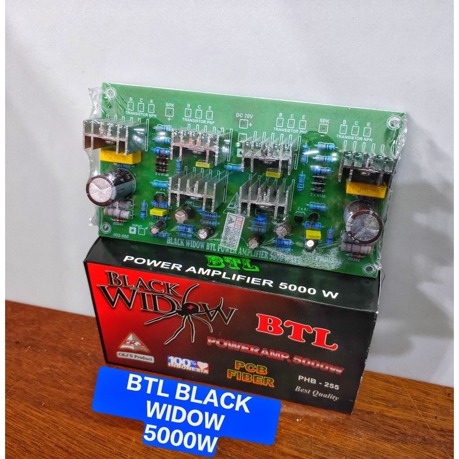 Jual Kit Driver Power Mono BTL BLACK WIDOW 5000W Modul Amplifier PCB