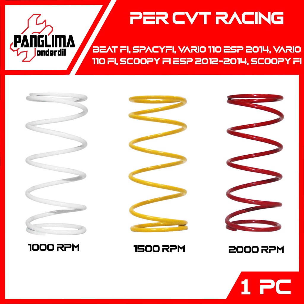 Jual Per CVT Racing 1000-1500-2000 RPM Honda Beat FI-Pop-eSP-Street ...