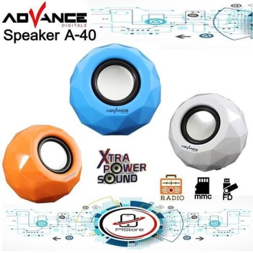 Jual Mini Speaker Advance A40/ Speaker Kecil / Speaker PC dan Laptop