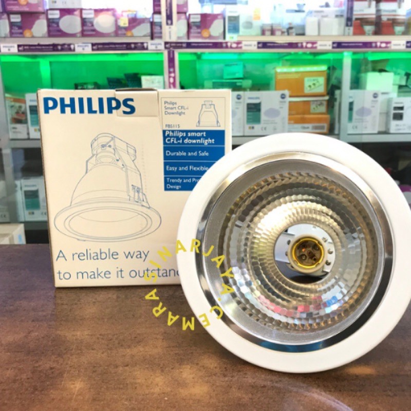 Jual Downlight 5 inch FBS115 Philips smart CFLi Fitting Sarang