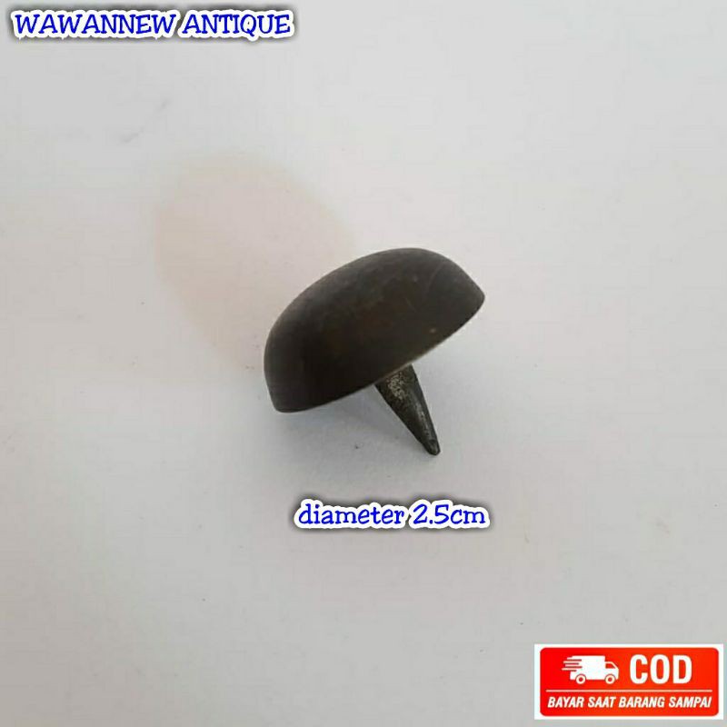 Jual Paku Pines Aksesoris Pintu Rumah Gebyok Pagar Kuningan Antik 2.5cm