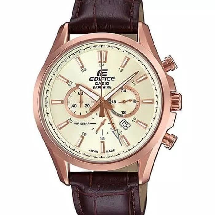 Jual Casio Edifice Made Japan Chronograph Sapphire EFB-504JGL Original ...