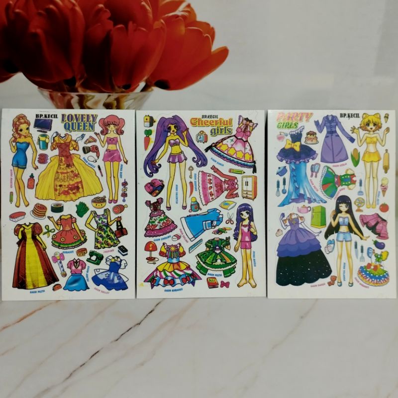 Jual BP Mini isi 5 pcs-Bongkar Pasang Mini-Bongkar Pasang Baju-Mainan