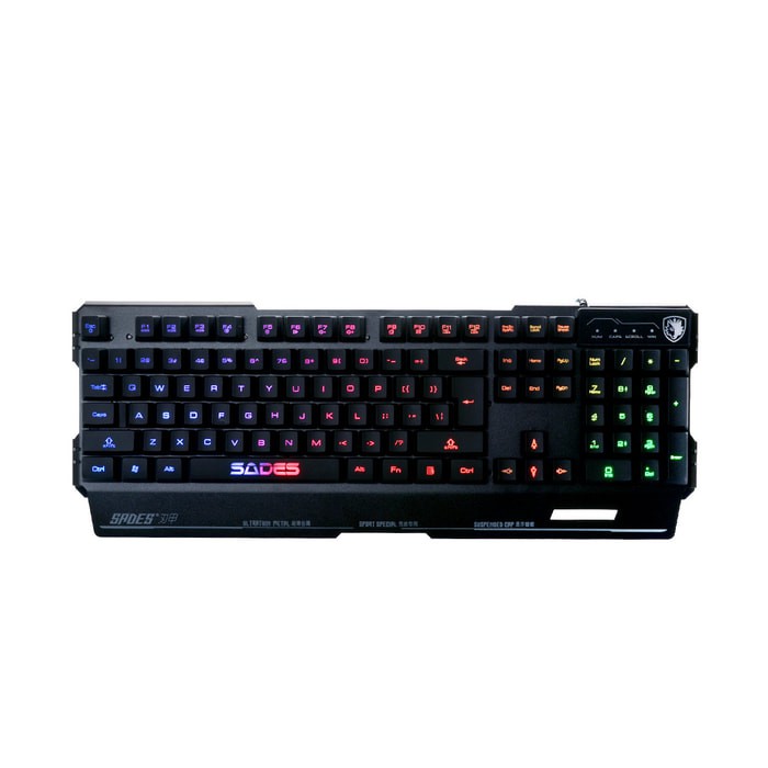 Jual Cuci Gudang Sades BLADEMAIL - Rainbow LED Gaming Keyboard | Shopee ...