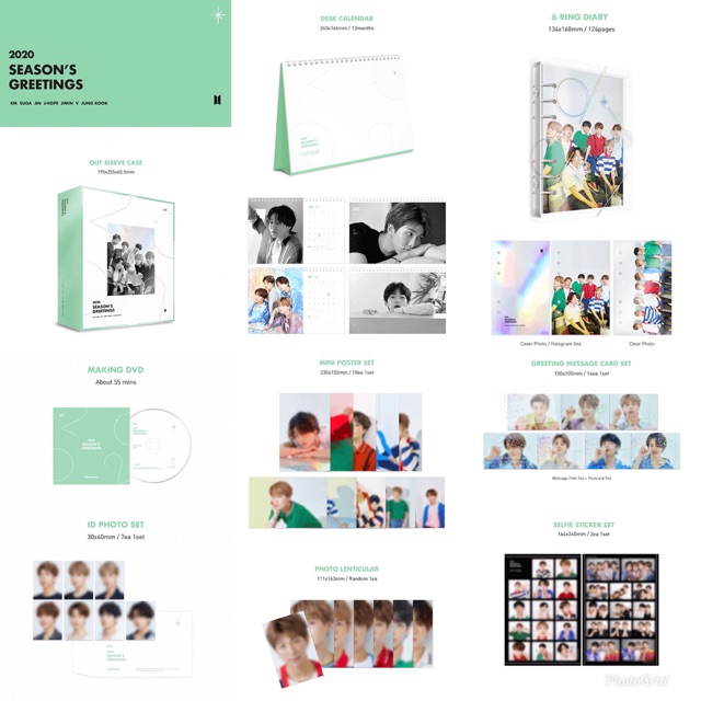 BTS SEASON'S GREETINGS 2020 BTS Season's Greeting 2020 Official