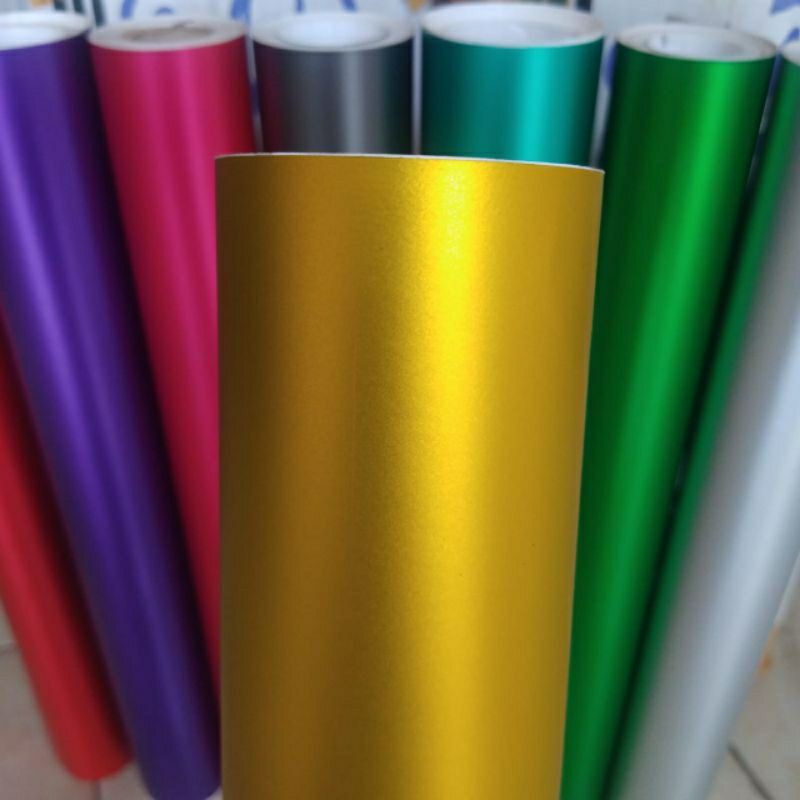Jual STIKER SKOTLET METALIC KROM DOFF MERK INFINITY BAHAN LENTUR ...