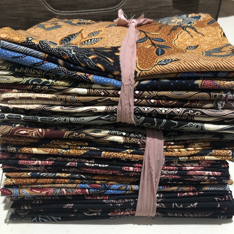 Jual Kain Potongan Batik Katun 40s Kain Perca Kain Sisa Sampel