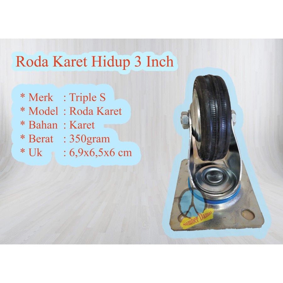 Jual Roda Caster Hidup 3 Inch | Shopee Indonesia