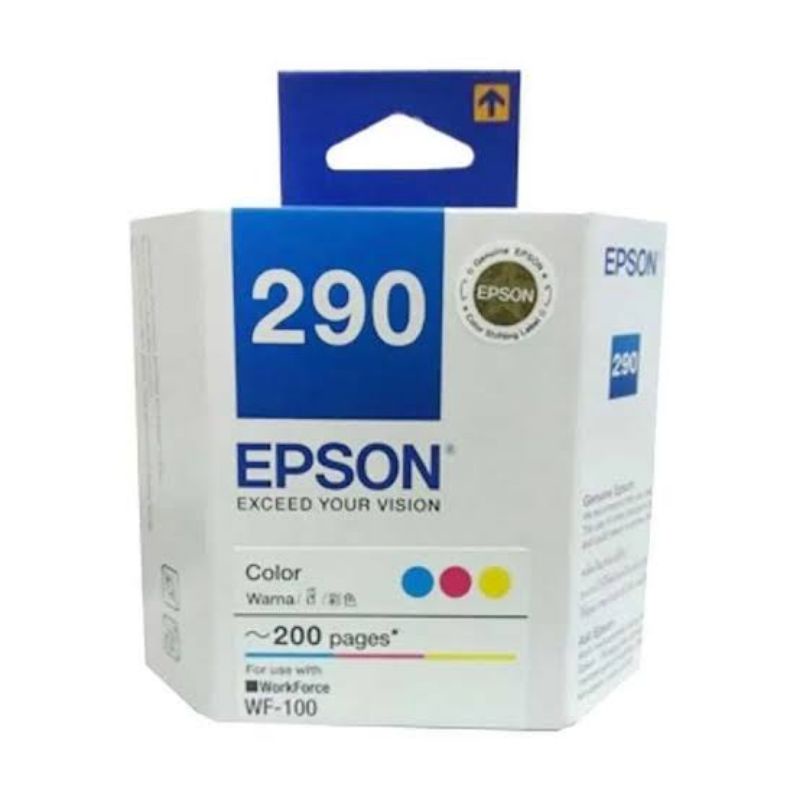 Jual Tinta Epson 289 Black And 290 Colour Satuan Original For Epson Wf 100 Shopee Indonesia 8226