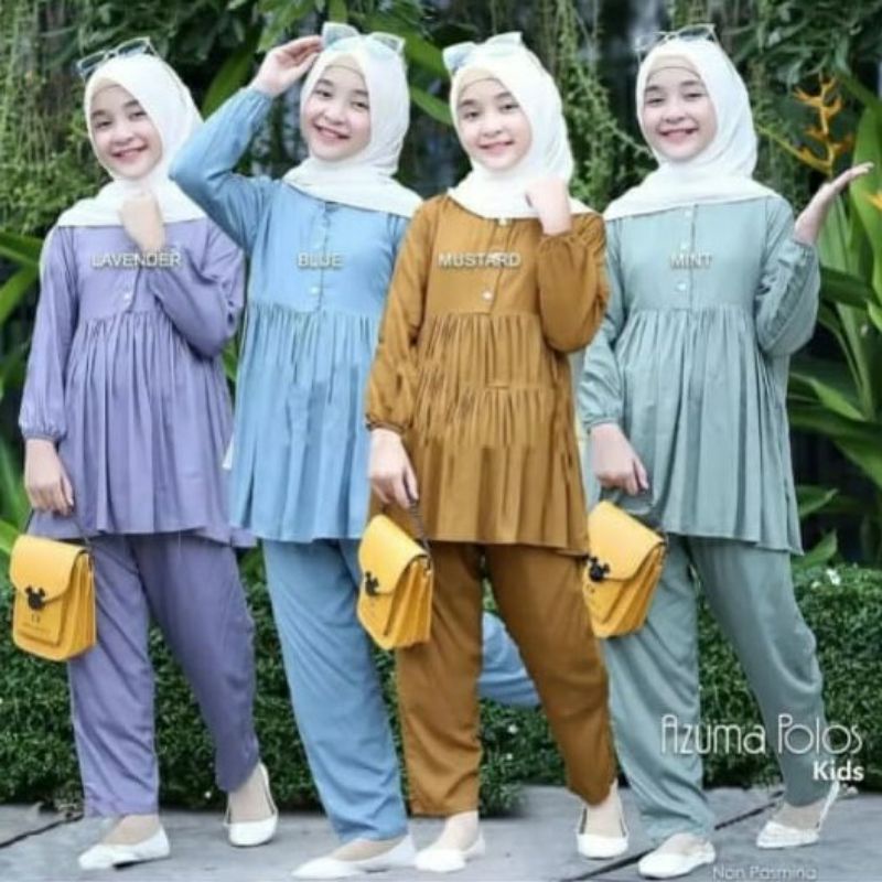 Jual BAJU MUSLIM ANAK PEREMPUAN / SETELAN ANAK PEREMPUAN / BAJU MUSLIM