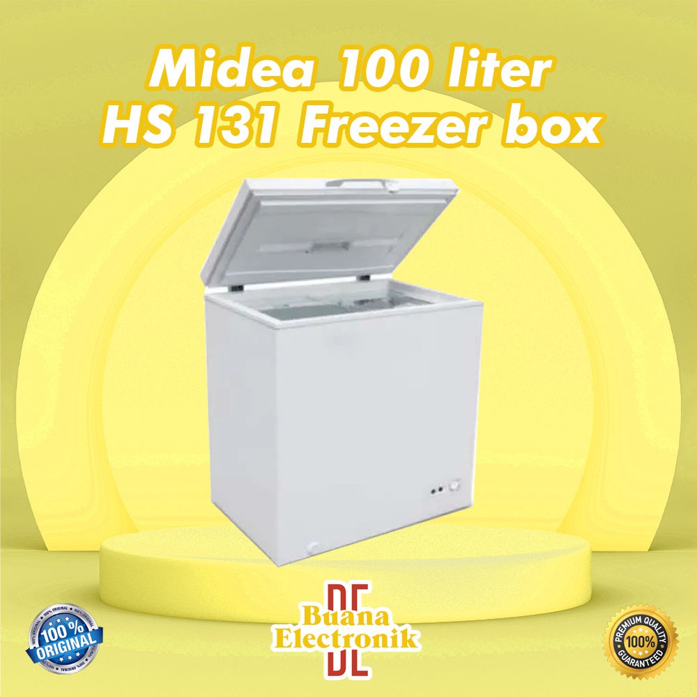 Jual MIDEA HS 129 C NK / CHEST FREEZER 100 LITER / FREEZER BOX