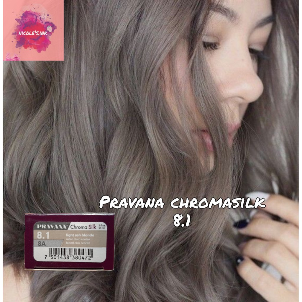 Jual PRAVANA CHROMASILK 8.1 - LIGHT ASH BLONDE | Shopee Indonesia