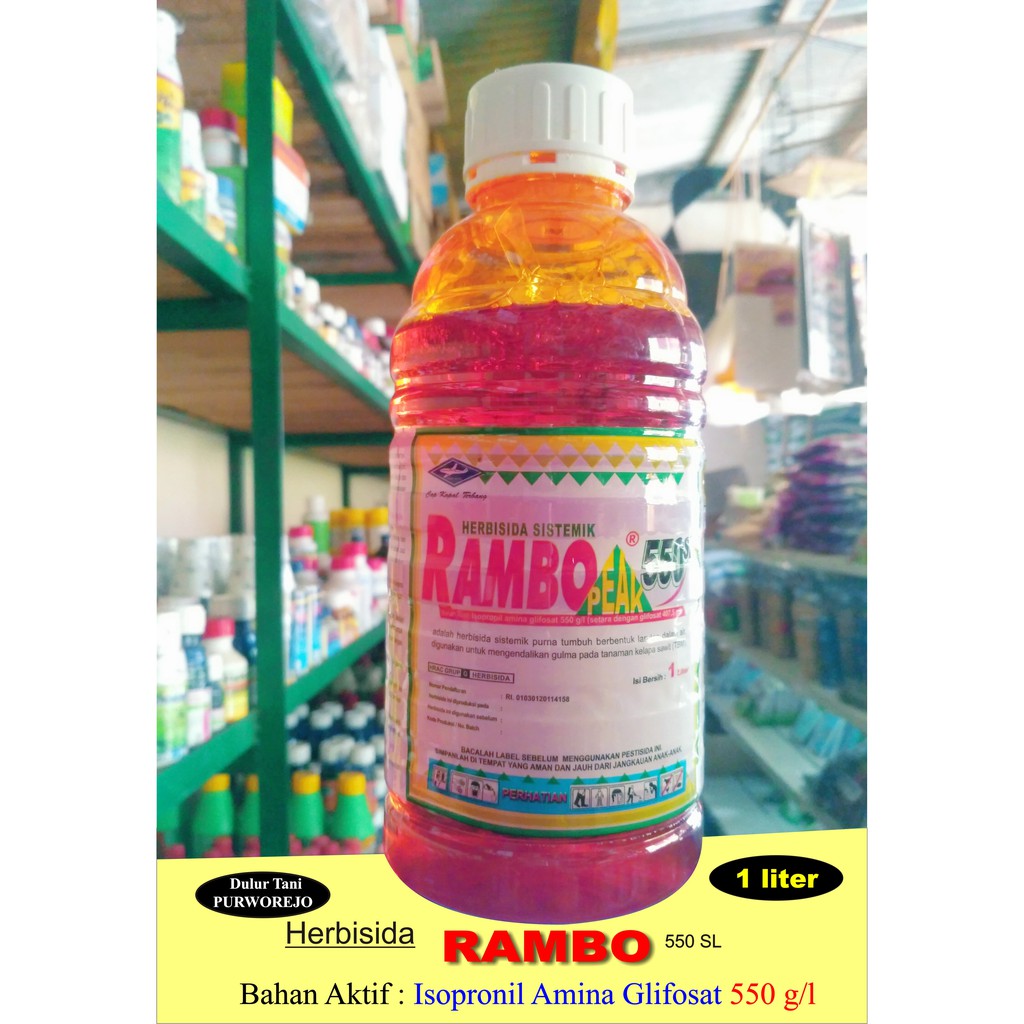 Jual Herbisida Sistemik RAMBO 1 Liter | Shopee Indonesia