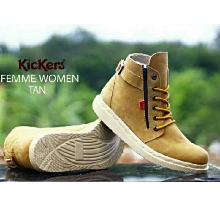 Sepatu Boots Wanita Kickers FM NEG.21Jl22