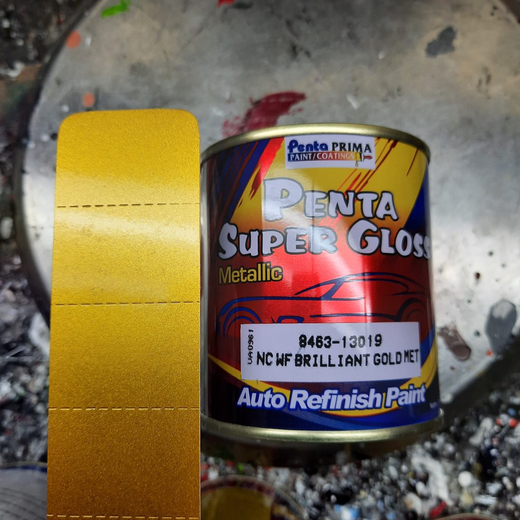 Jual Cat Penta Super Gloss Metalic Nc Briliant Gold Met Cat Mobil Motor Sepeda Shopee Indonesia 5926