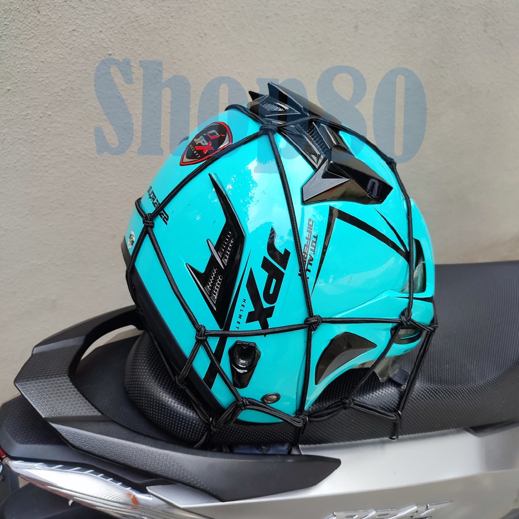 Jual Tali Jaring Cargo Net Sepeda Motor Karet Pengikat Jala Helm Barang ...