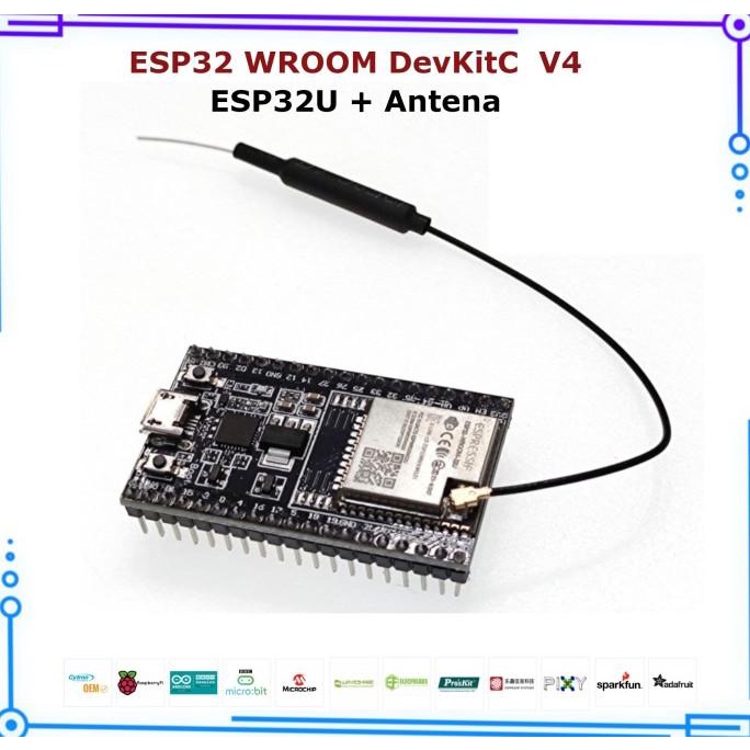 Jual Termantab] ESP32 DevKitC V4 ESP 32 WROOM 32U 32D Development Board ...