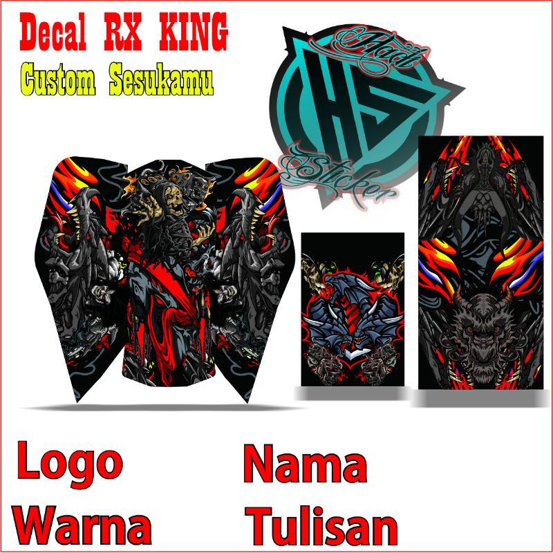 Jual sticker decal full body RX king | Shopee Indonesia