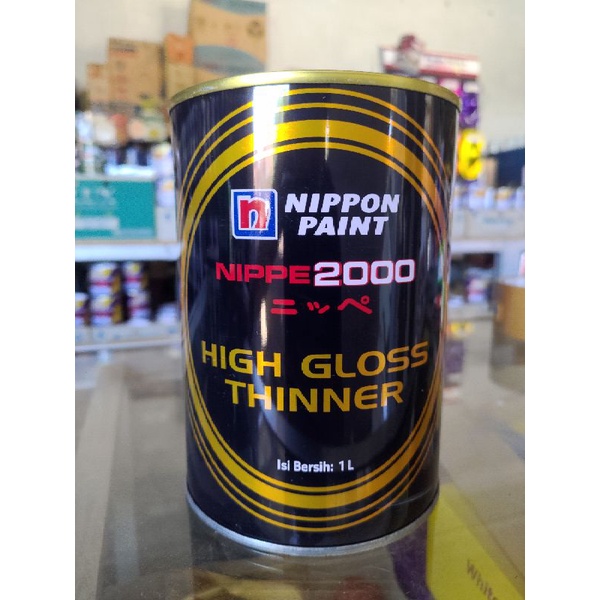 Jual Thinner Nippe 2000 High Gloss Hitam / Nippon Paint | Shopee Indonesia