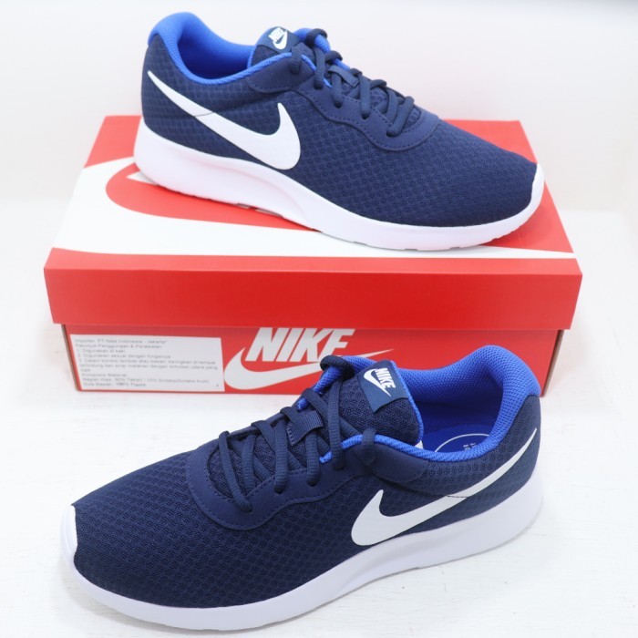 Jual Sepatu Nike Original TANJUN 812654 414 Navy (Size 42 43