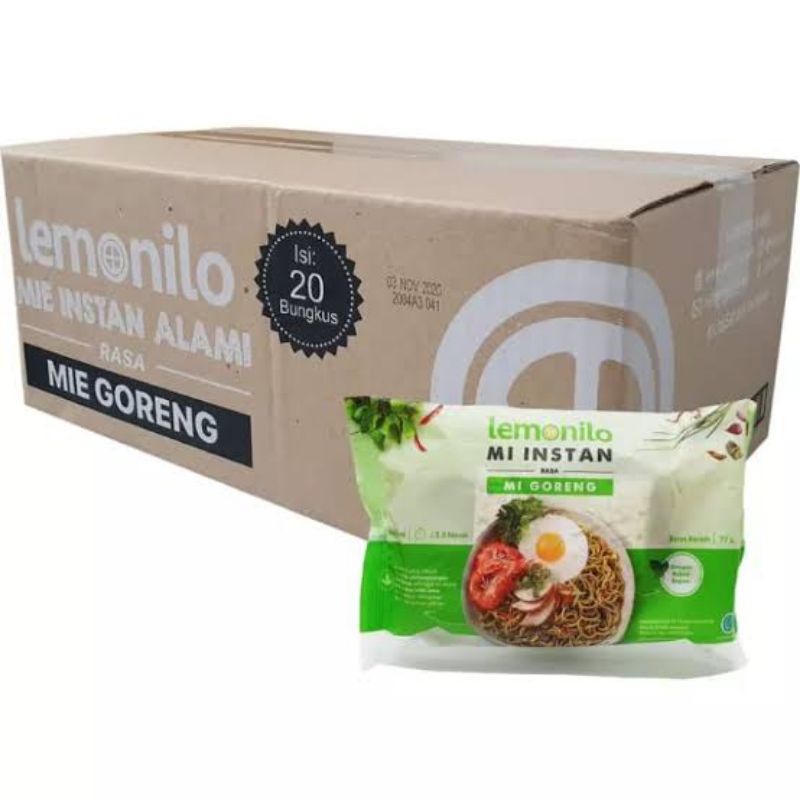 Jual 1 DUS LEMONILO GORENG ISI 20pcs - MIE SEHAT - satu kardus mie ...