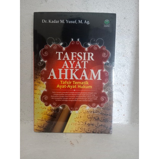 Jual Buku Tafsir Ayat Ahkam Tafsir Tematik Ayat Ayat Hukum Shopee Indonesia 1096