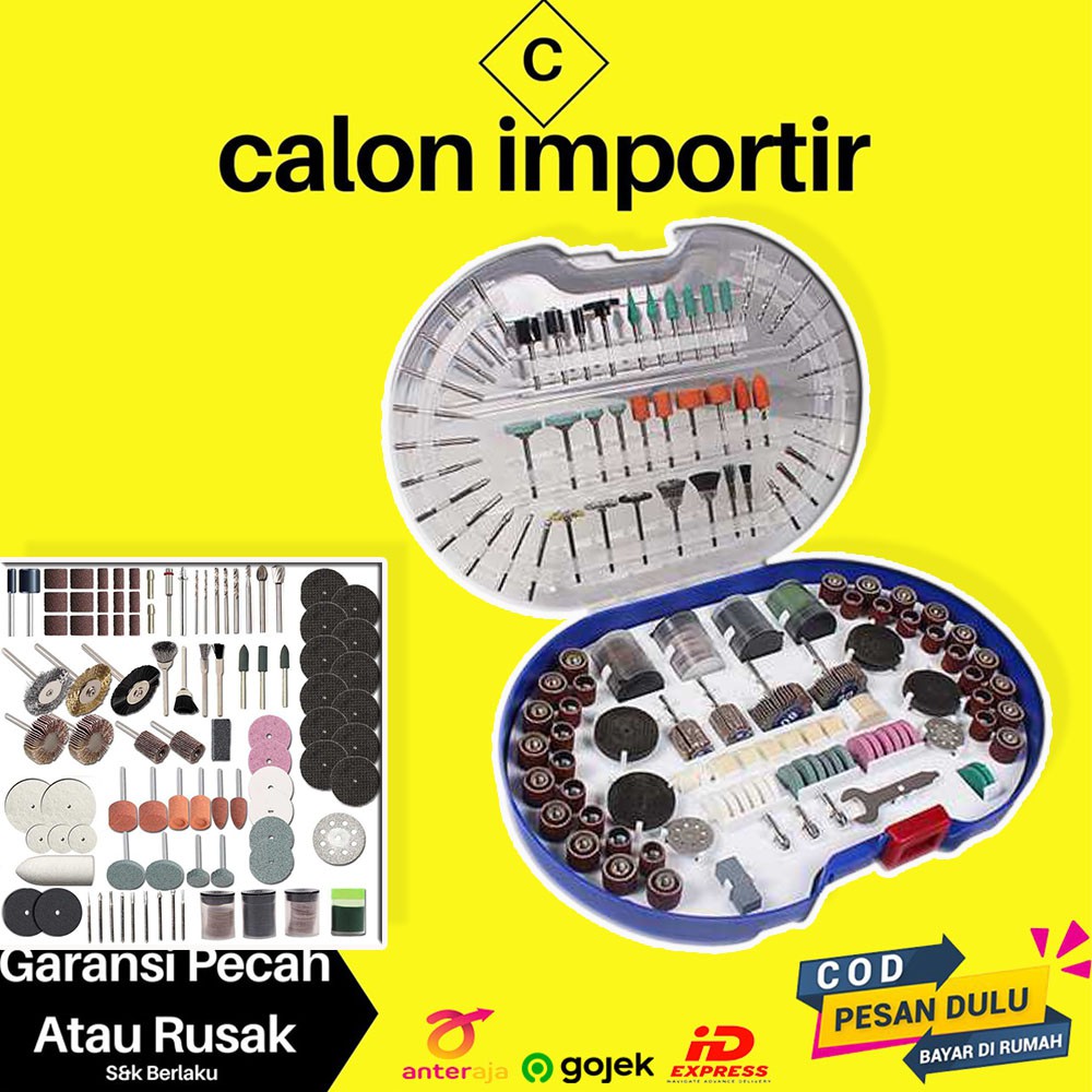 Jual Paket Tool Set Mata Bor Lengkap Universal Memotong Memoles ...