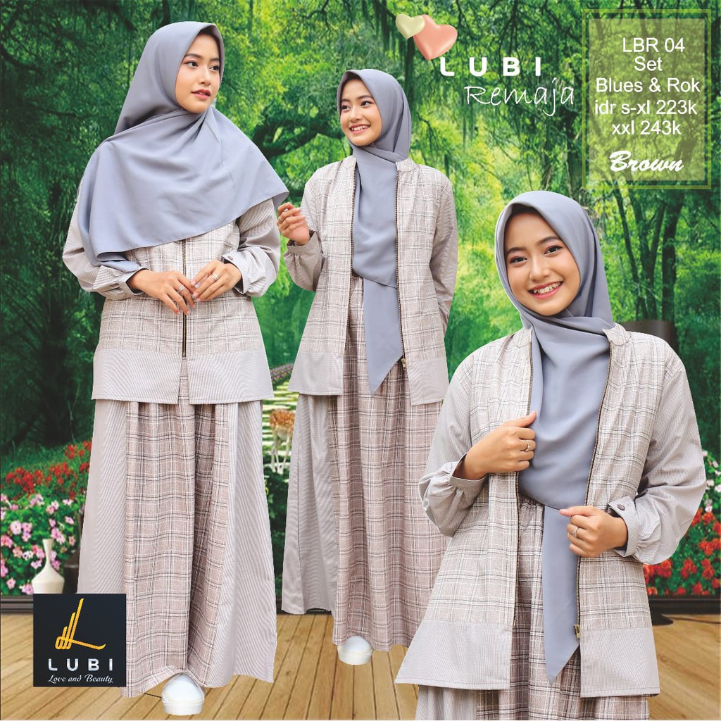 Jual Setelan Blues Rok Lbr By Lubi Setelan Wanita Sale Ramadhan