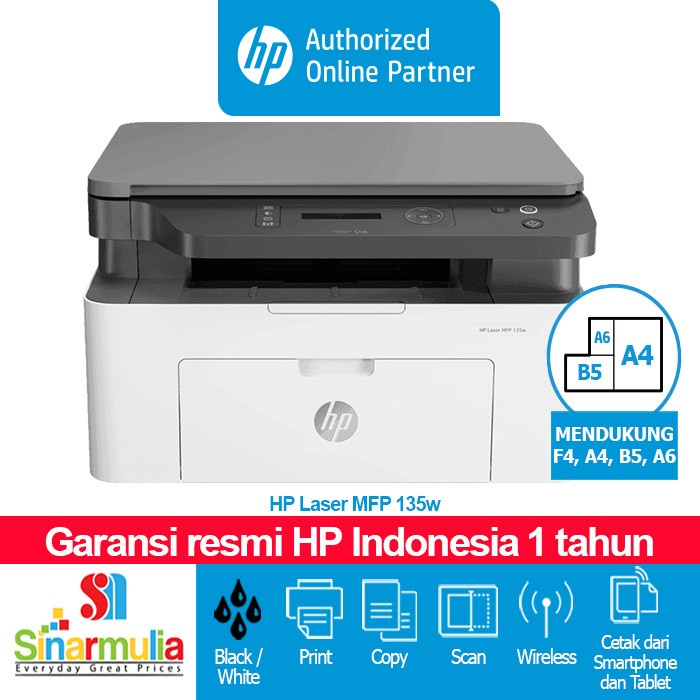 Jual Hp Laser Mfp 135w 4zb83a Shopee Indonesia