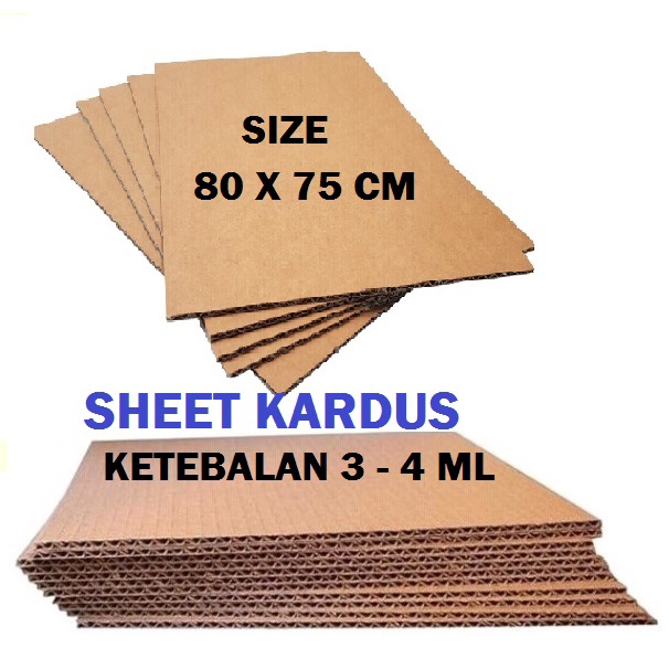 Jual Sheet Kardus X Kardus Lembaran Sheet Lembaran Dus Layer Shopee Indonesia