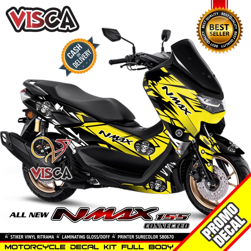 Jual Stiker Nmax Full Body Decal Nmax Full Body Terbaru Striping Nmax Variasi