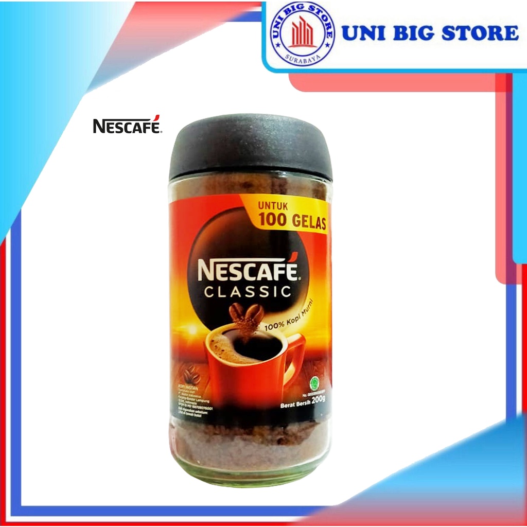 Jual NESCAFE Classic Coffee Kopi Era 200 Gr JAR Botol Bubuk Dalgona ...