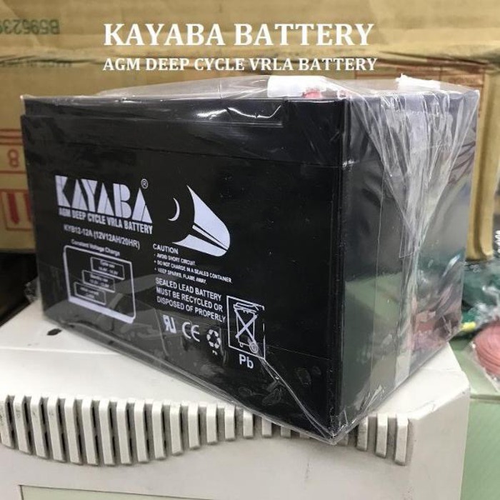 Jual Battery Kayaba 12V 12Ah Agm deep cycle battery | Shopee Indonesia