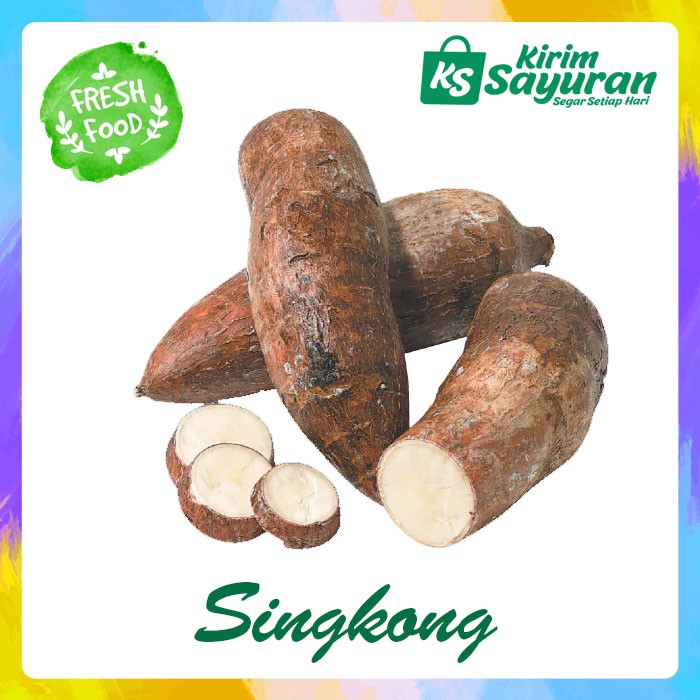 Jual Singkong / Ubi Kayu / Ketela Pohon / Karbohidrat (1 Kg) | Shopee ...