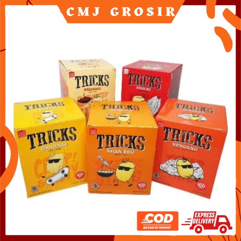 Jual [PACK] TRICKS BISKUIT KENTANG PACK/BOX ISI 10 PCS RASA ORIGINAL ...