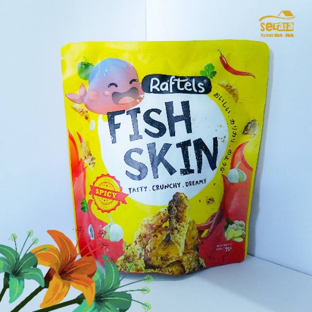 Jual Raftels Fish Skin 75gr Spicy | Shopee Indonesia