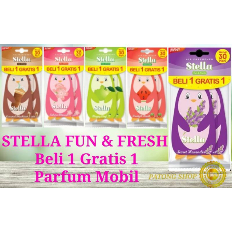 Jual STELLA FUN N FRESH beli 1 gratis 1 Parfum Mobil Pengharum Ruangan ...