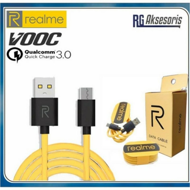 Jual KABEL DATA REALME TYPE C / MICRO PENGISIAN SUPER CEPAT USB FAST ...