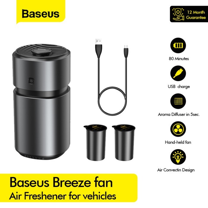Jual BASEUS Breeze fan Air Freshener for vehicles SUXUNWF Shopee